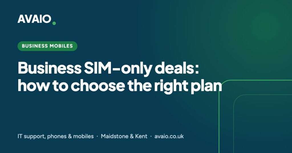 Business SIM-only deals: how to choose the right plan