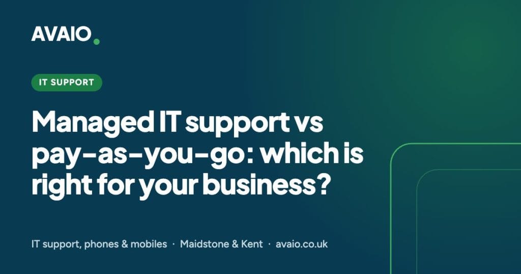 Managed IT support vs pay-as-you-go: which is right for your business?